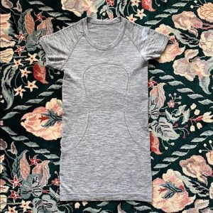 Gray Lululemon Athletic Top